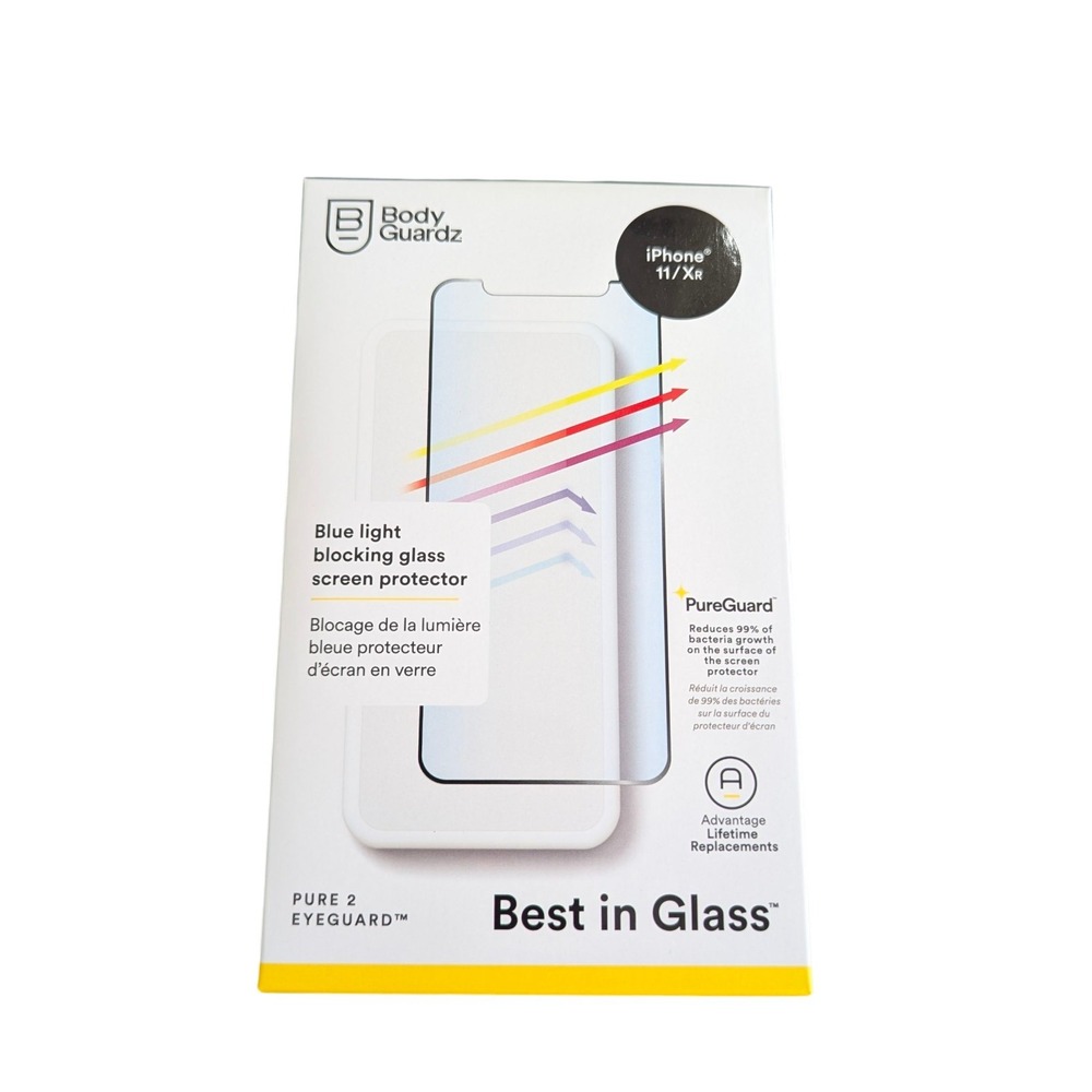 Mm3N 2-Pack!! BodyGuardz Blue Light Screen Protector iPhone 11 / XR – New in Box